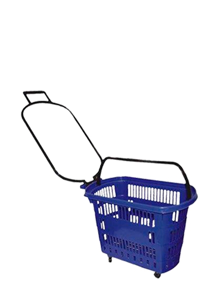 CESTA DE COMPRAS COM RODAS 